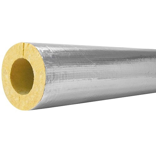 Цилиндр теплоизоляционный K-FLEX K-ROCK ALU 30x022-1 Ду22 материал —  минеральная вата, толщина — 30 мм, длина —  1 метр