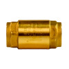 Клапан обратный пружинный Ридан NRV-R 1/2″ Ду15 Ру25 присоединение – внутренняя резьба, корпус – латунь