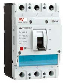 Автоматический выключатель EKF AV POWER-2/3 TR 3Р 250А 35kА, сила тока 250 А, отключающая способность 35 kА